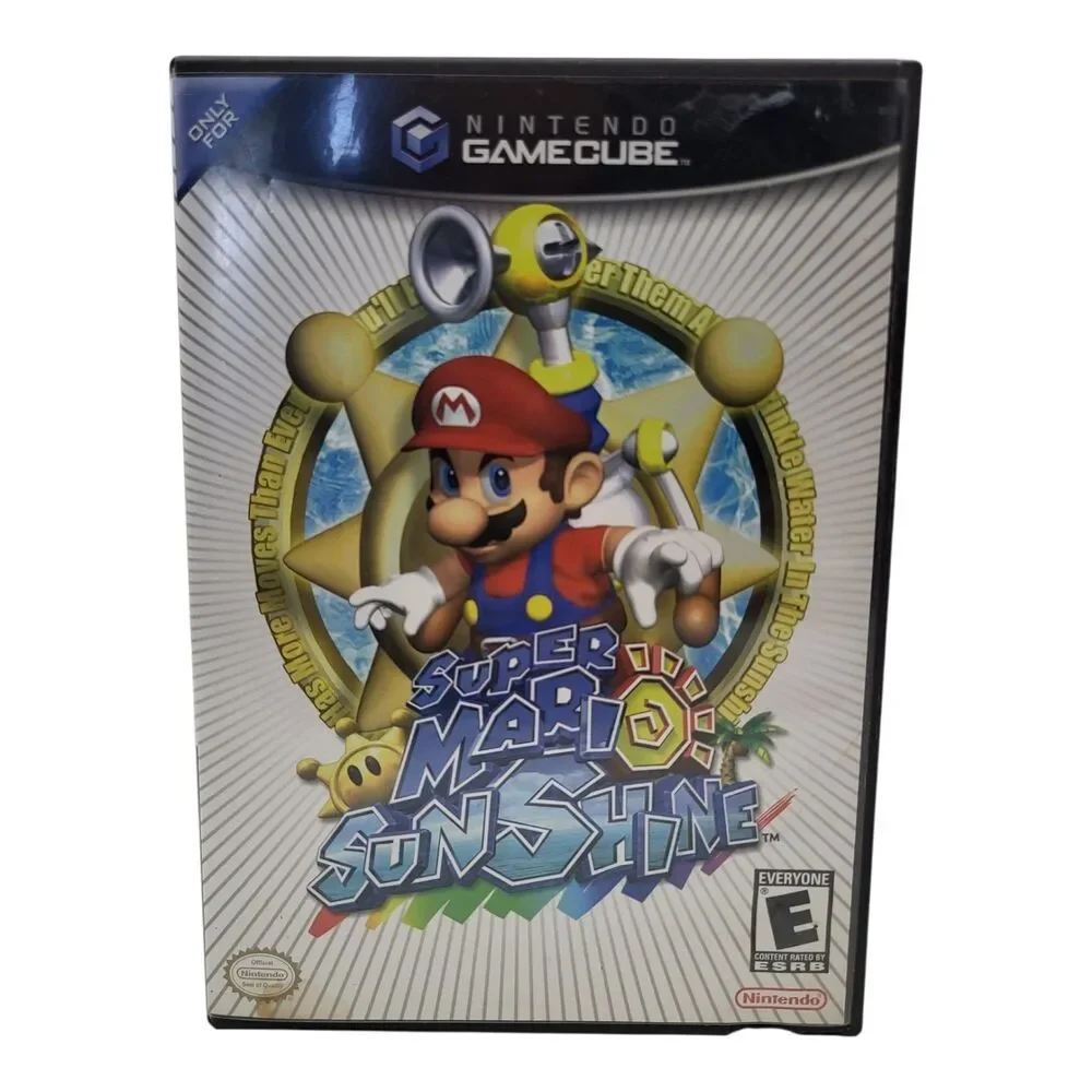 Super Mario Sunshine Nintendo GameCube Not For Resale 2002 Tested Working